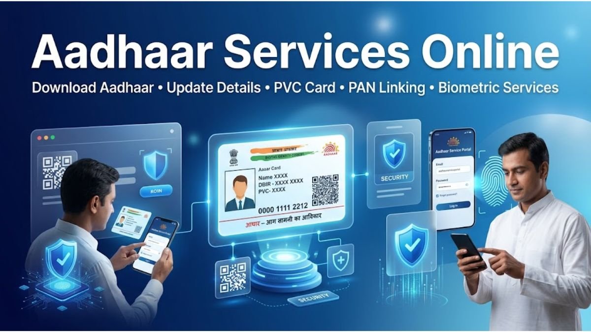 Aadhaar Services Online – Download, Update, PVC Card & PAN Linking Guide